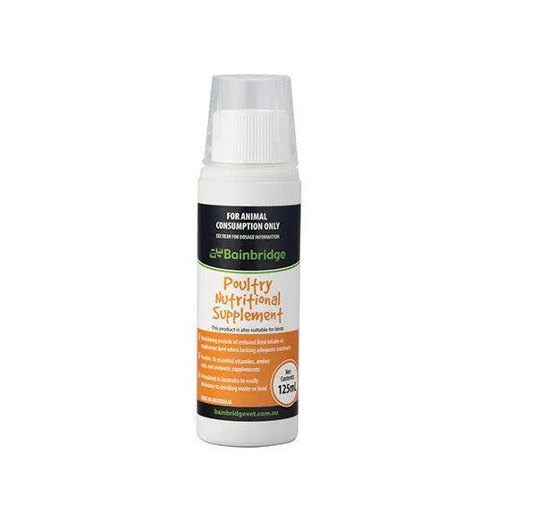 BAINBRIDGE POULTRY NUTRITIONAL SUPPLEMENT 125ML