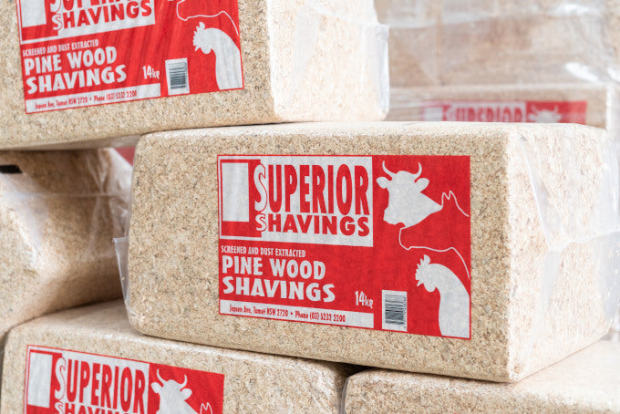 SUPERIOR SHAVINGS PINE WOOD SHAVINGS 14KG