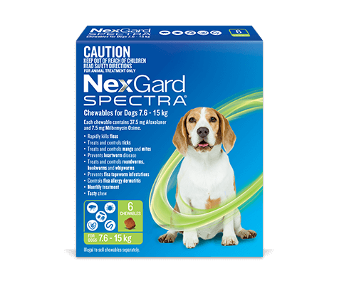 NEXGARD SPECTRA 7.6KG- 15KG