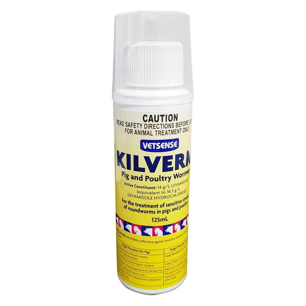 VETSENSE KILVERM PIG & POULTRY [Sz:125ML]