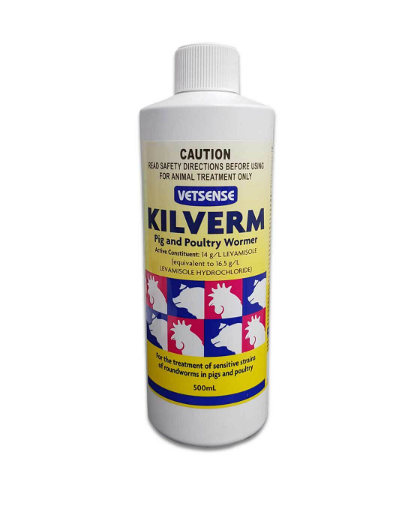 VETSENSE KILVERM PIG & POULTRY [Sz:500ML]