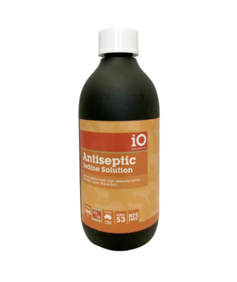 IO ANTISEPTIC IODINE SOLUTION 500ML