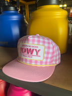 YOWY CAP - PINK AND YELLOW