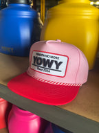 YOWY CAP - PINK AND RED